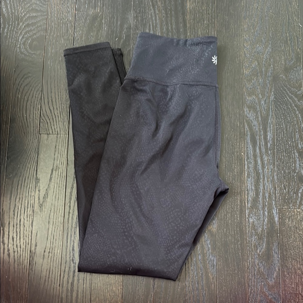 Athleta Black Pattern Leggings